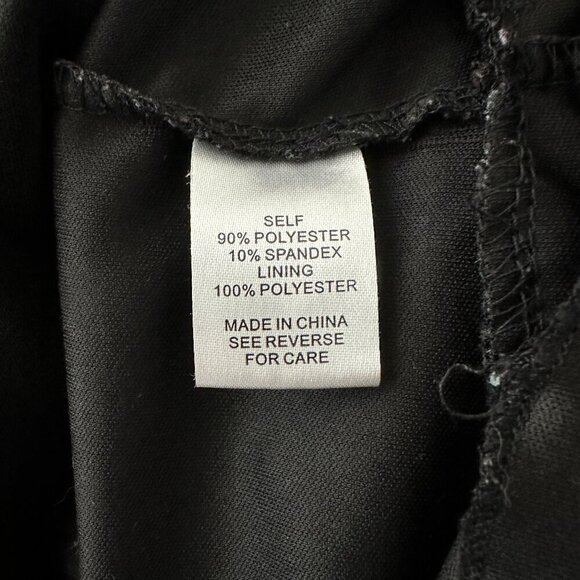 WILLOW Young Contemporary Black Floral Print Mesh Top Size 1X - Picture 7 of 7